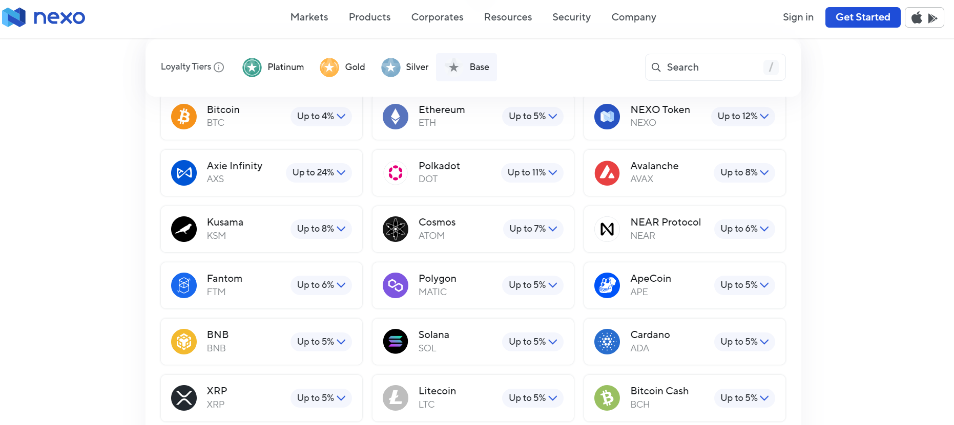 Nexo Wallet
