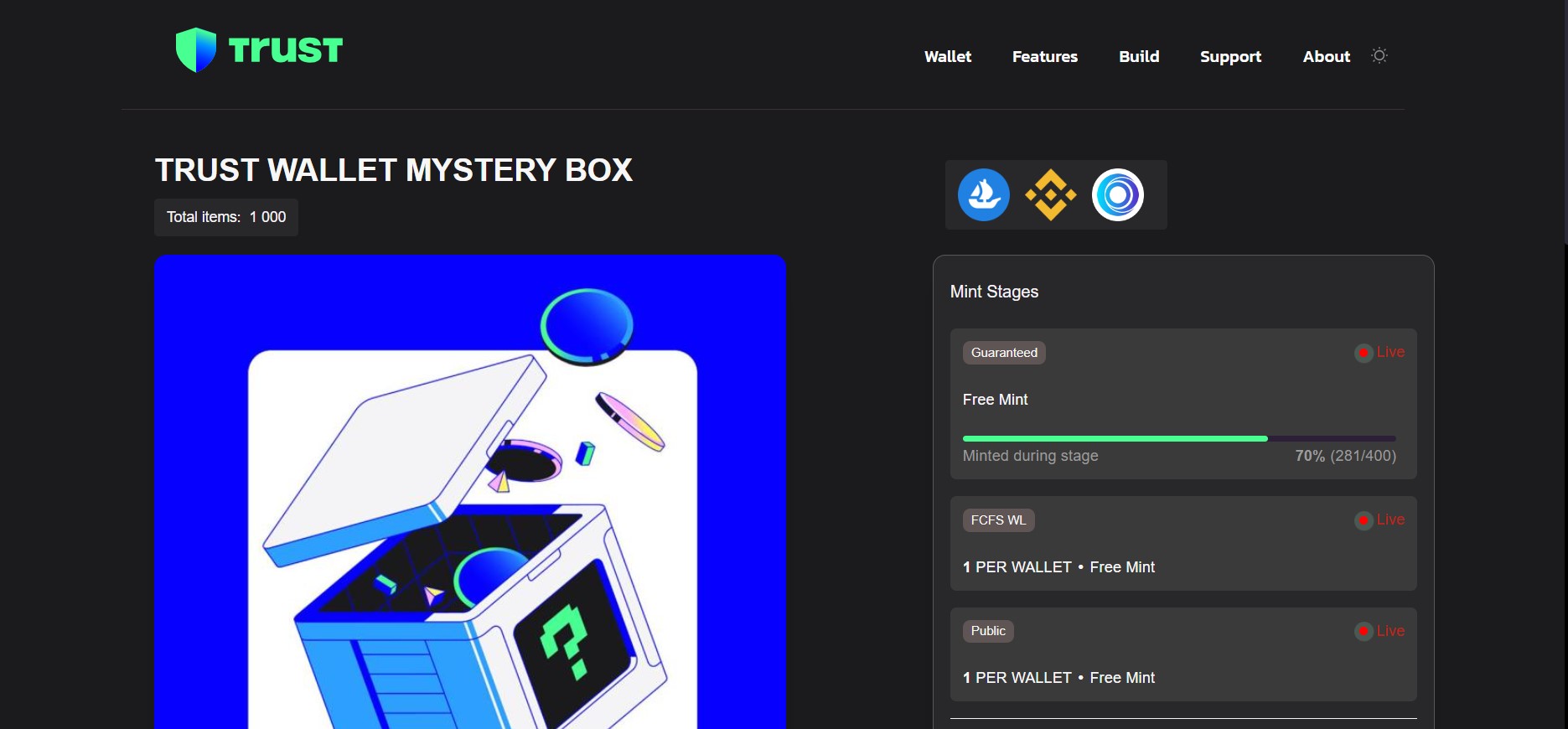 Trust Wallet Mystery Box