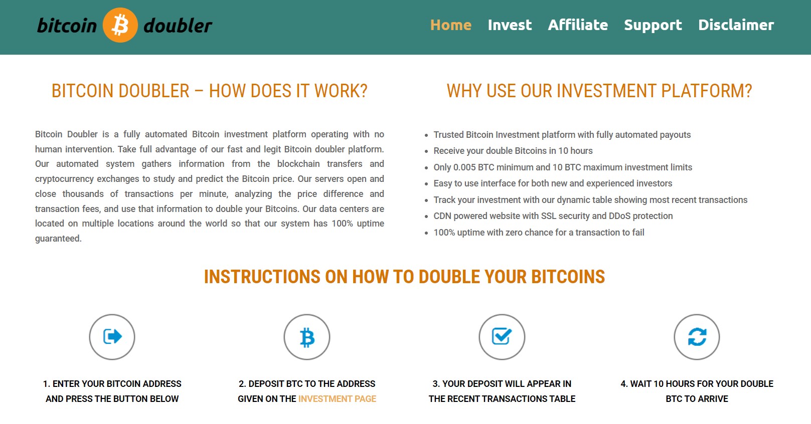 Bitcoin Doubler