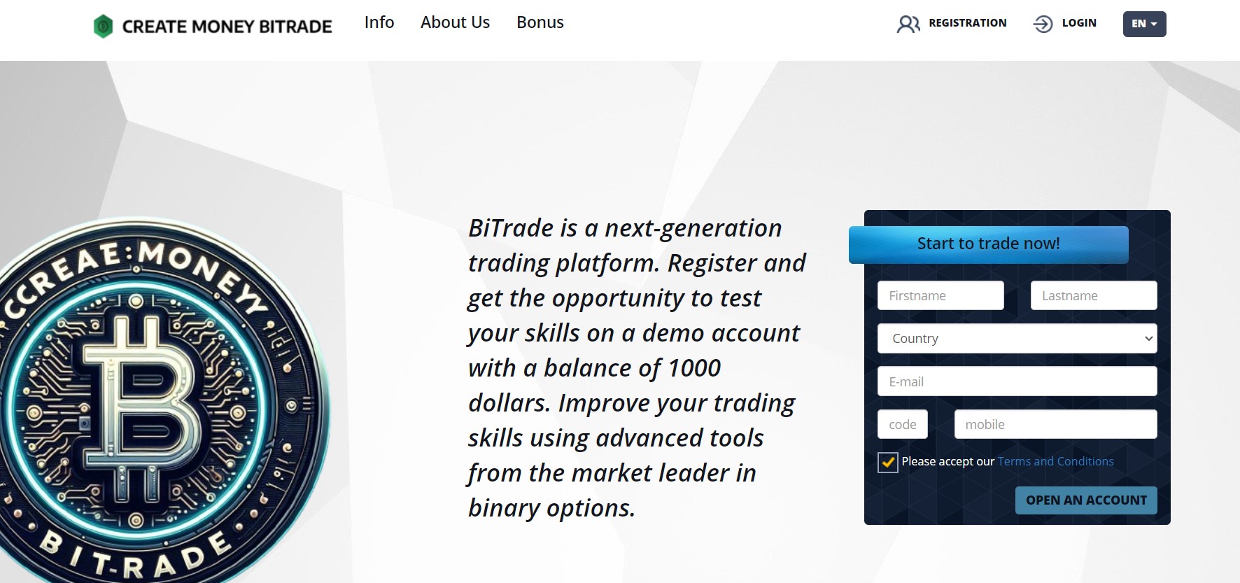 Create Money Bitrade