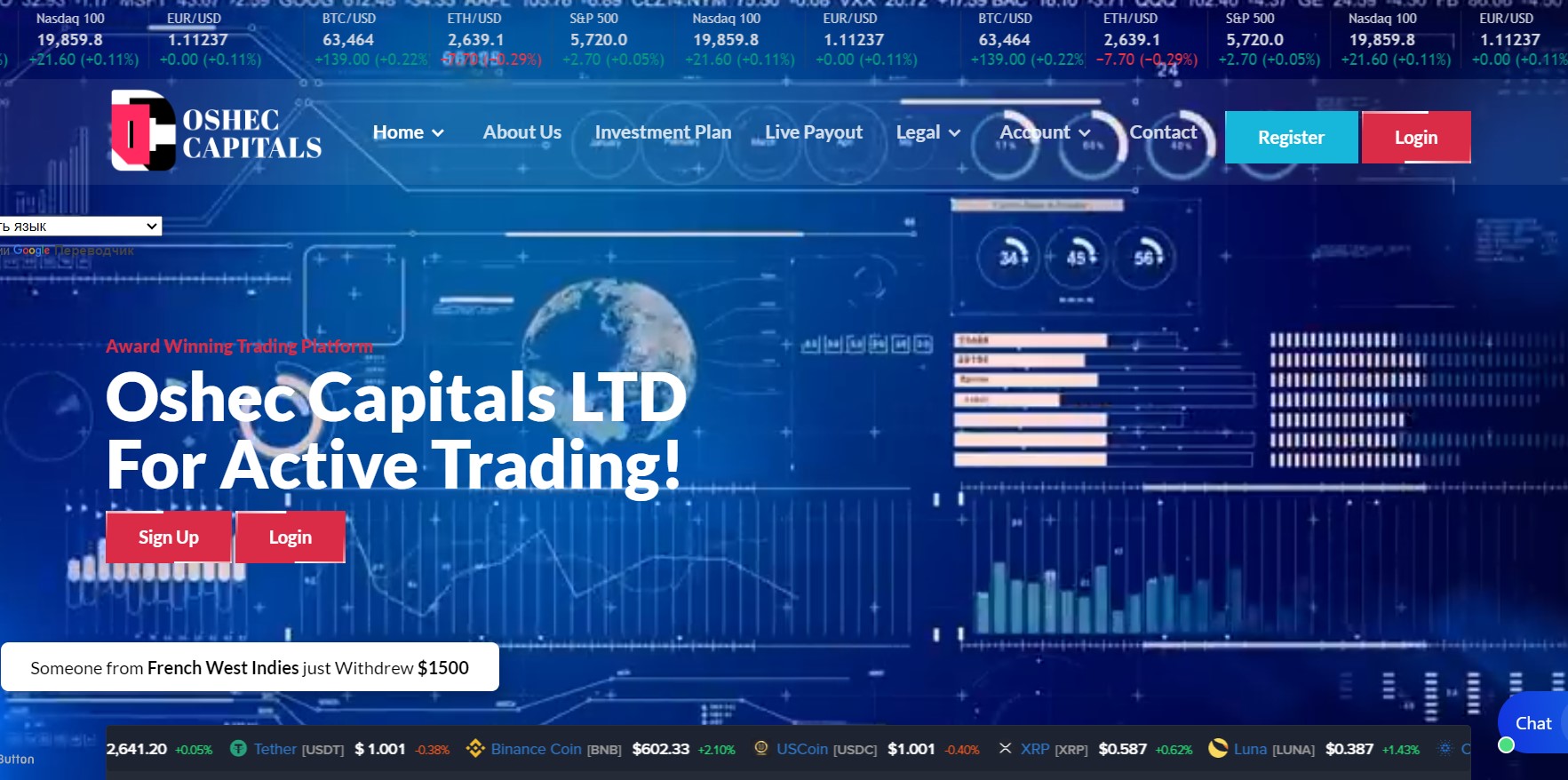 Oshec Capitals Ltd