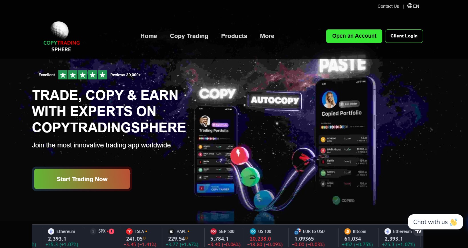 Copy Trading Sphere
