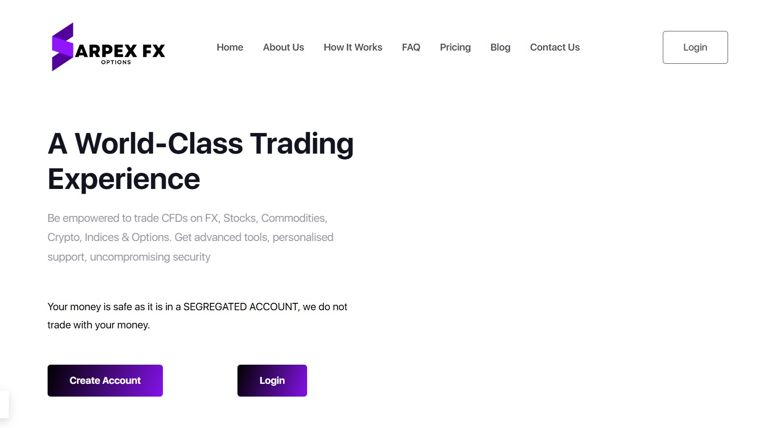 Sarpex Fx Options