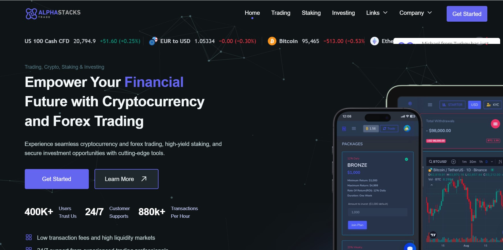 AlphaStacks Trade