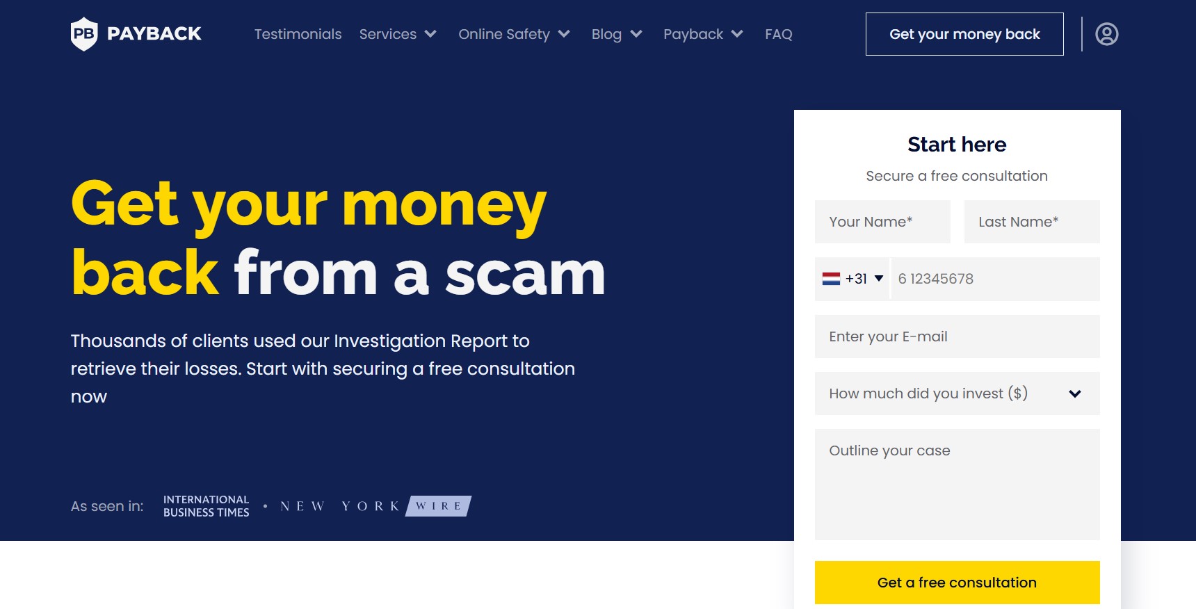 Pay Back LTD
